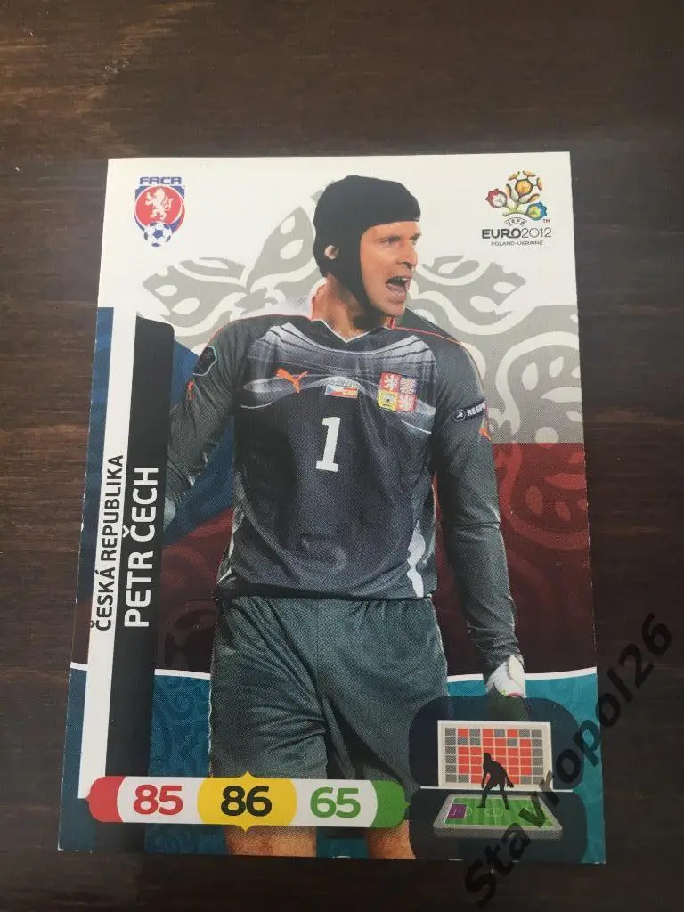 Футбол.Панини. Сборная Чехии. Чемпионат Европы 2012 3
