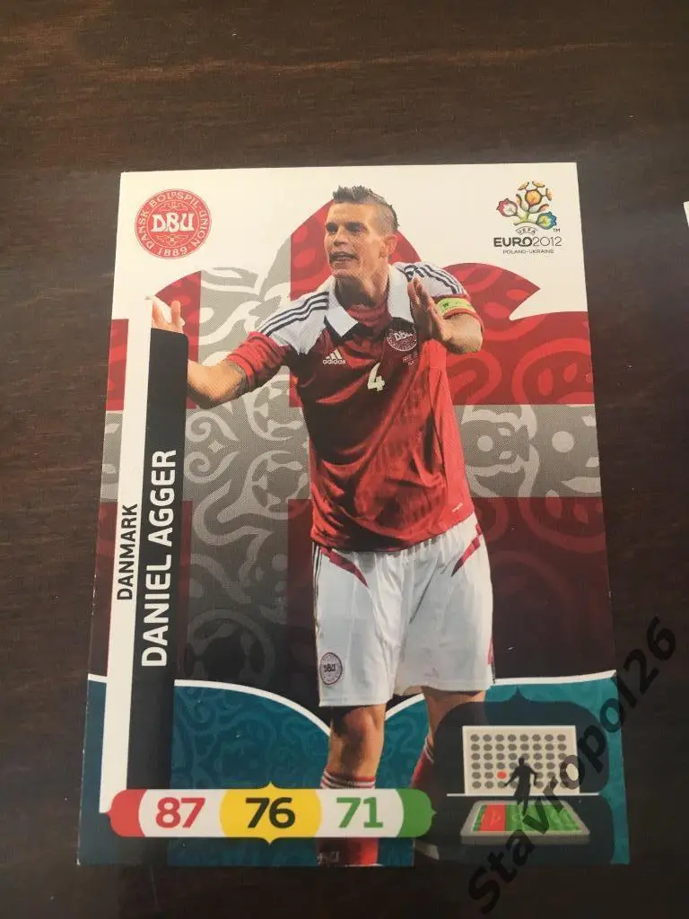 Панини. Сборная Дании. Чемпионат Европы 2012 1