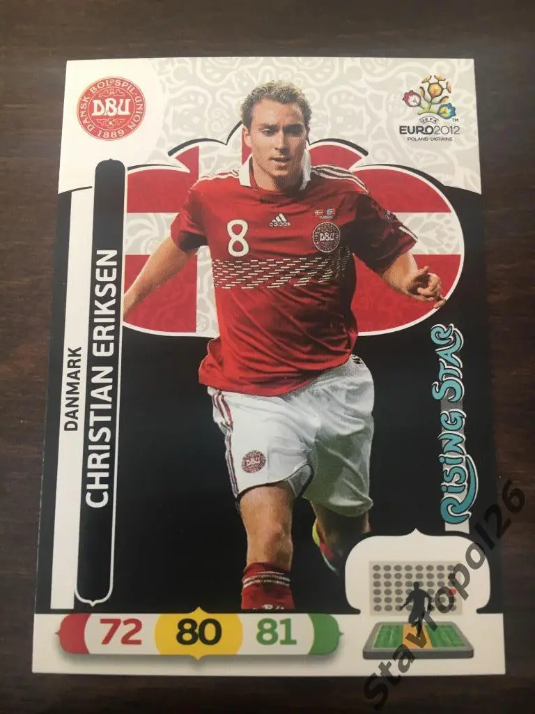 Панини. Сборная Дании. Чемпионат Европы 2012 2