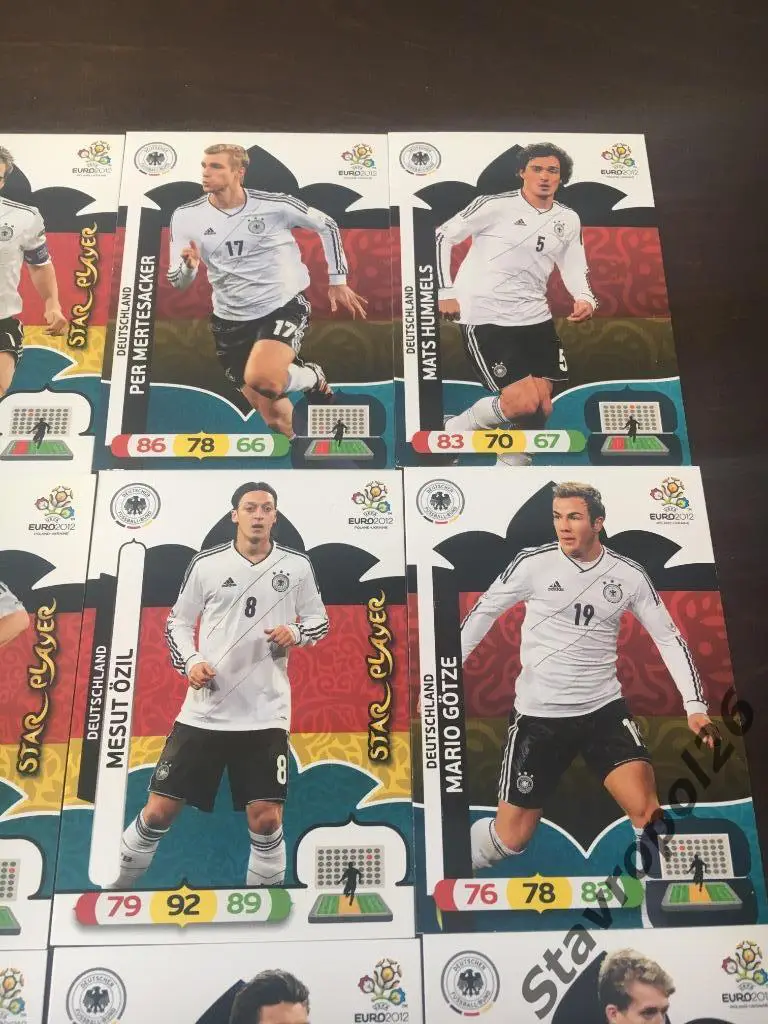 Футбол.Панини. Сборная Германии. Чемпионат Европы 2012 3