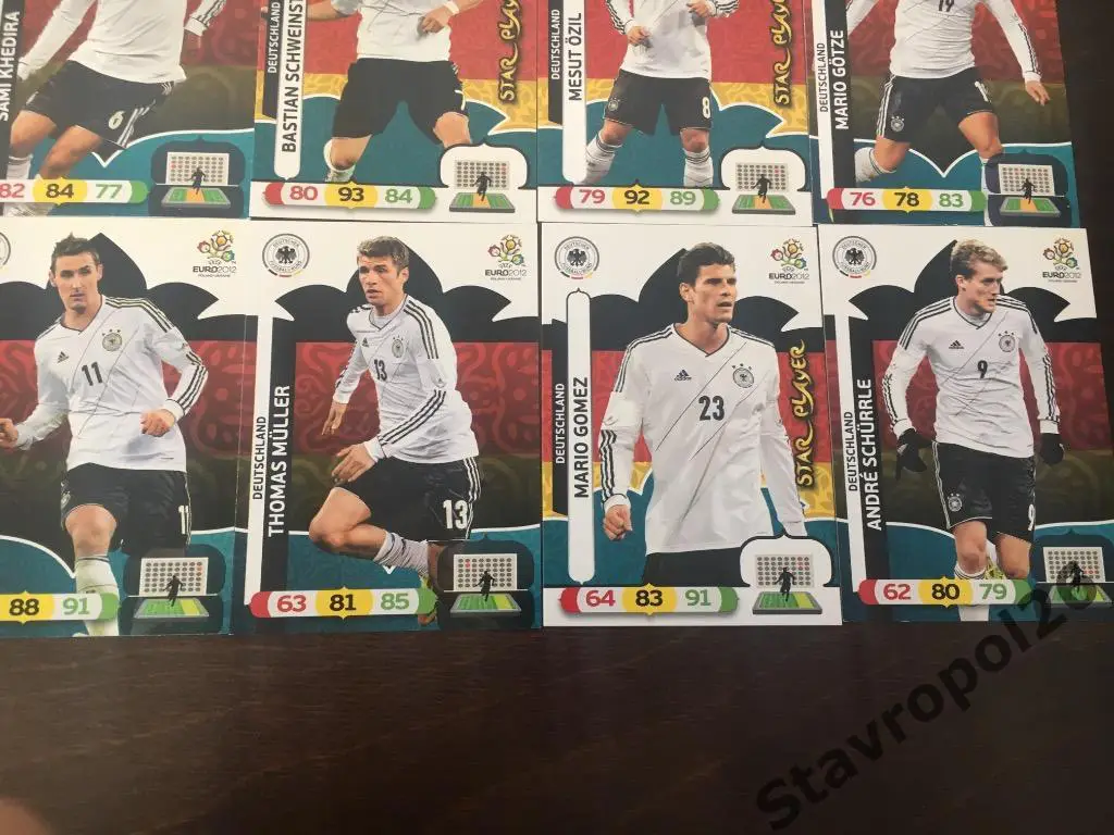 Футбол.Панини. Сборная Германии. Чемпионат Европы 2012 5