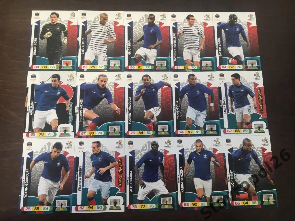 Панини. Сборная Франции. Чемпионат Европы 2012