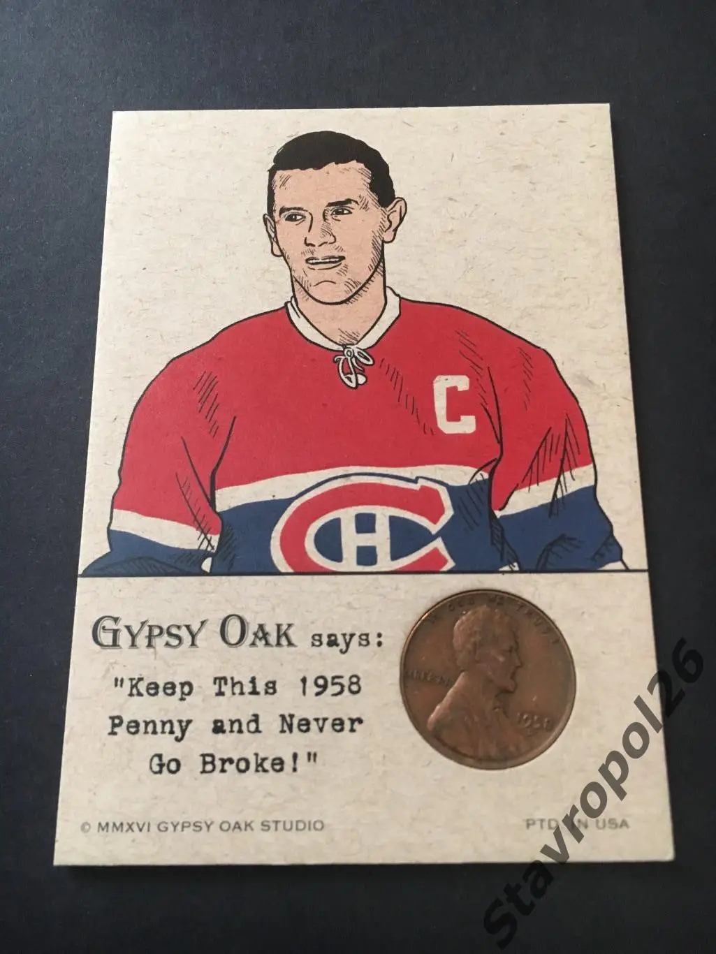 Хоккей.НХЛ.Карточка Морис Ришар Монреаль Канадиенс/сборная Канады