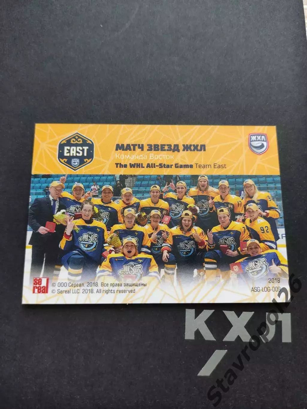 Хоккей. КХЛ. ЛОГО Матч Звезд ЖХЛ команда Восток 1/18 1