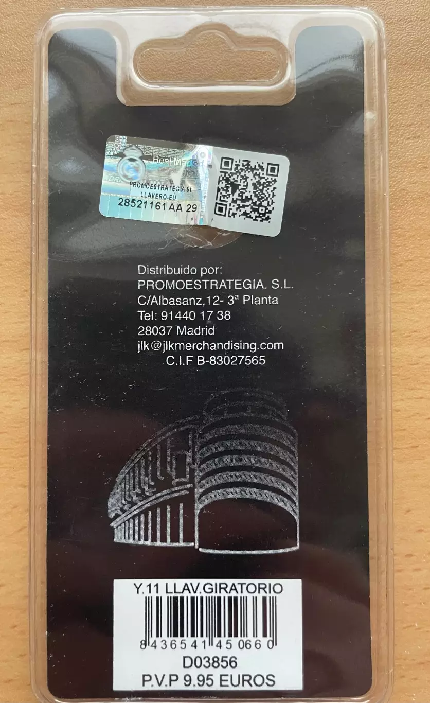 Брелок оригинальный Реал Мадрид 2