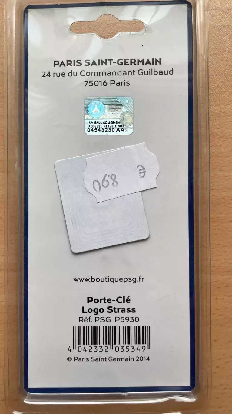 Брелок оригинальный Пари Сент жермен PSG 2