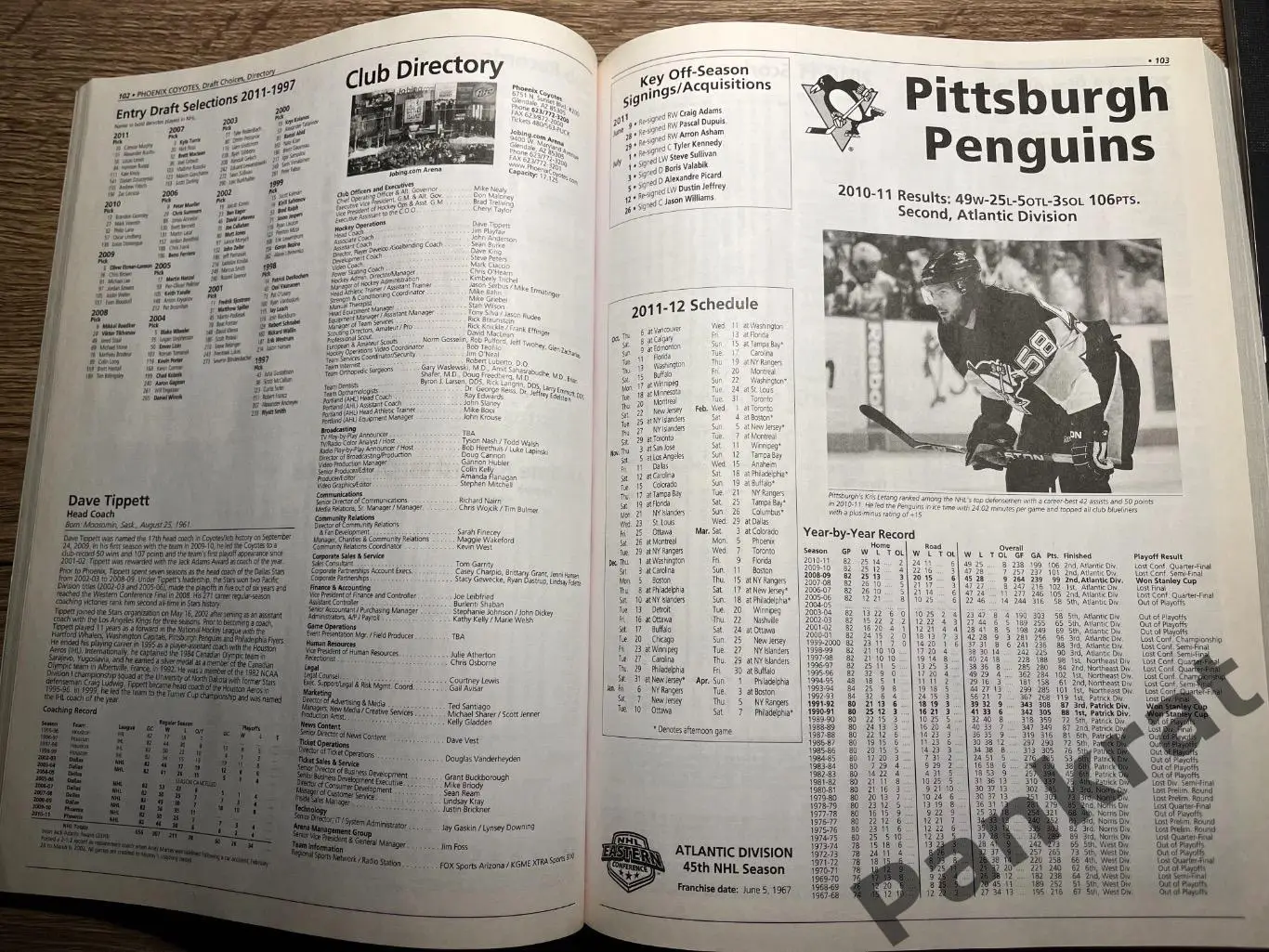 Официальный ежегодник НХЛ 2012 | NHL Official Guide & Record Book 2012 1