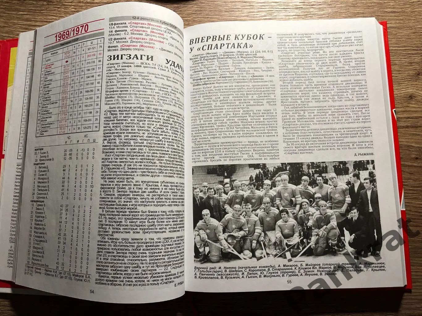 «Спартак» Москва. История хоккейного клуба. 70 лет 1