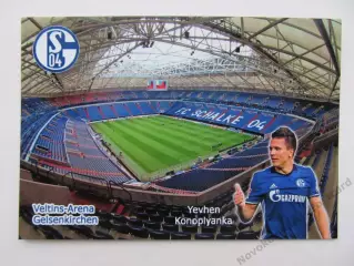 Открытка футбол Гельзенкирхен Стадион Велтинс-Арена + Коноплянка 2018 (S-19-2)
