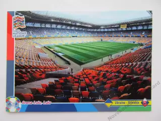 Открытка футбол Львов Стадион Арена-Львов 2018 (S-19-2)