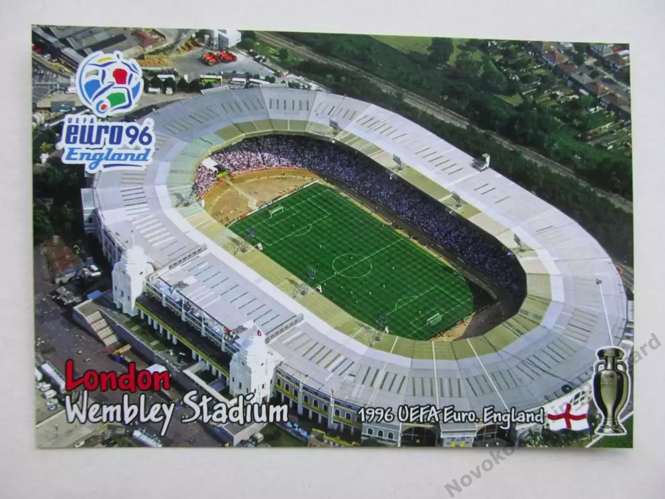 Открытка футбол ЕВРО-1996 финал Лондон Стадион Уэмбли