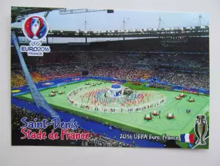 Открытка футбол ЕВРО-2016 финал Сен-Дени Стад де Франс