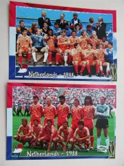 Открытка футбол ЕВРО Нидерланды Чемпионы Европы по футболу (2 шт.)
