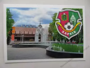 Открытка футбол Эмблемы клубов ФК Харьков