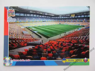 Открытка футбол Львов Стадион Арена-Львов 2018 (S-19-2)