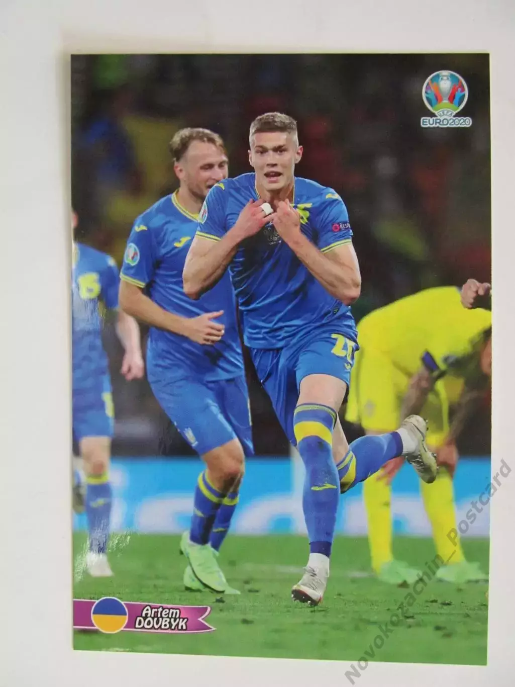 Открытка футбол ЕВРО 2020 Аотем Довбык