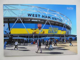 Открытка футбол Лондон Стадион Лондон Стэдиум 2022 (S-00)