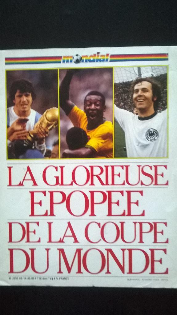 Журнал по истории чемпионатов мира Германия 1974 г.