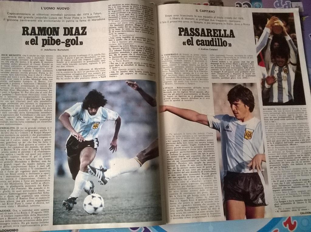 Calciomondo 1981 г. Приложение к журналу Гуерин Спортиво 1