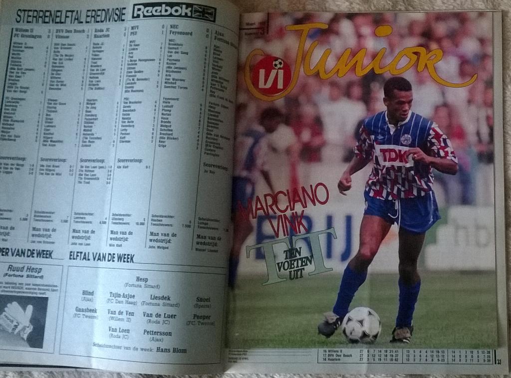 Журнал Voetbal International 1990 г. Голландия 2
