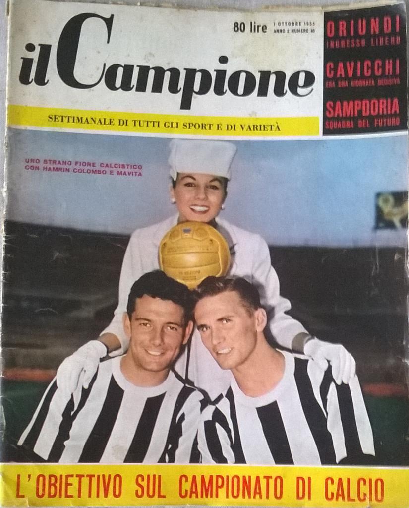 Журнал iL Campione Италия1956 г.