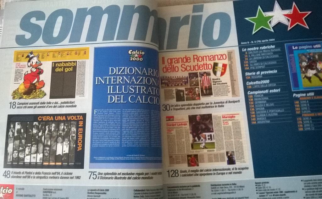 Журнал Calcio 2000 Италия № 76 2004 г. 1