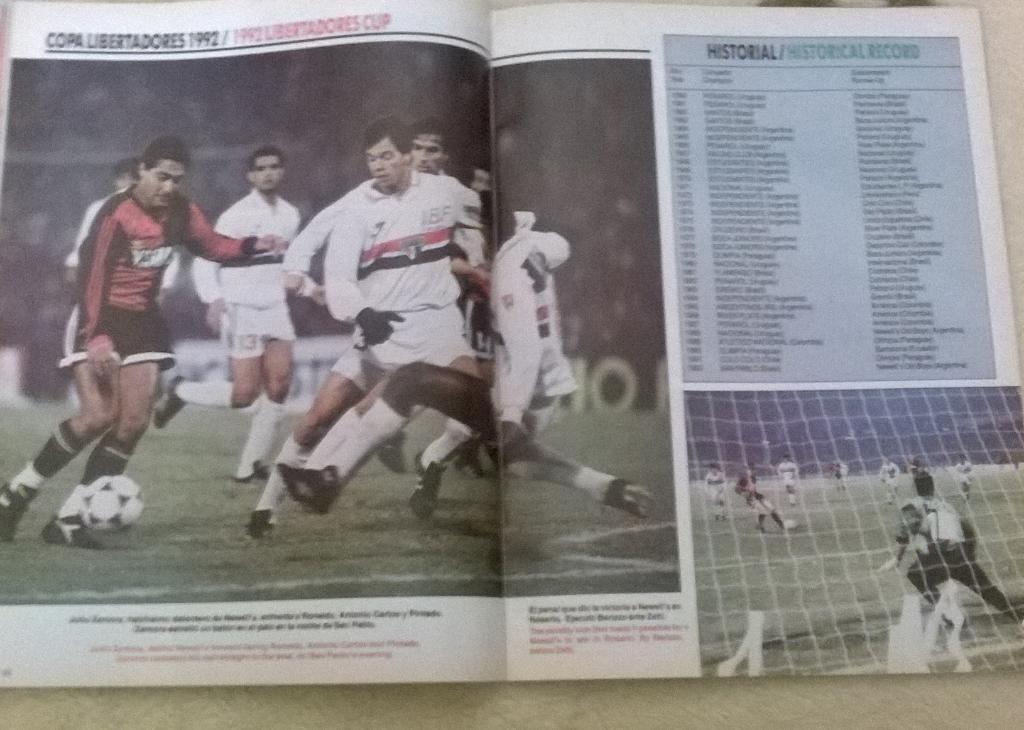 Журнал Конфедерации Футбола Южной Америки 1992 г. 2