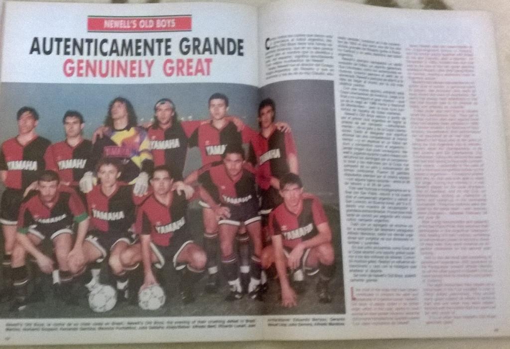 Журнал Конфедерации Футбола Южной Америки 1992 г. 3