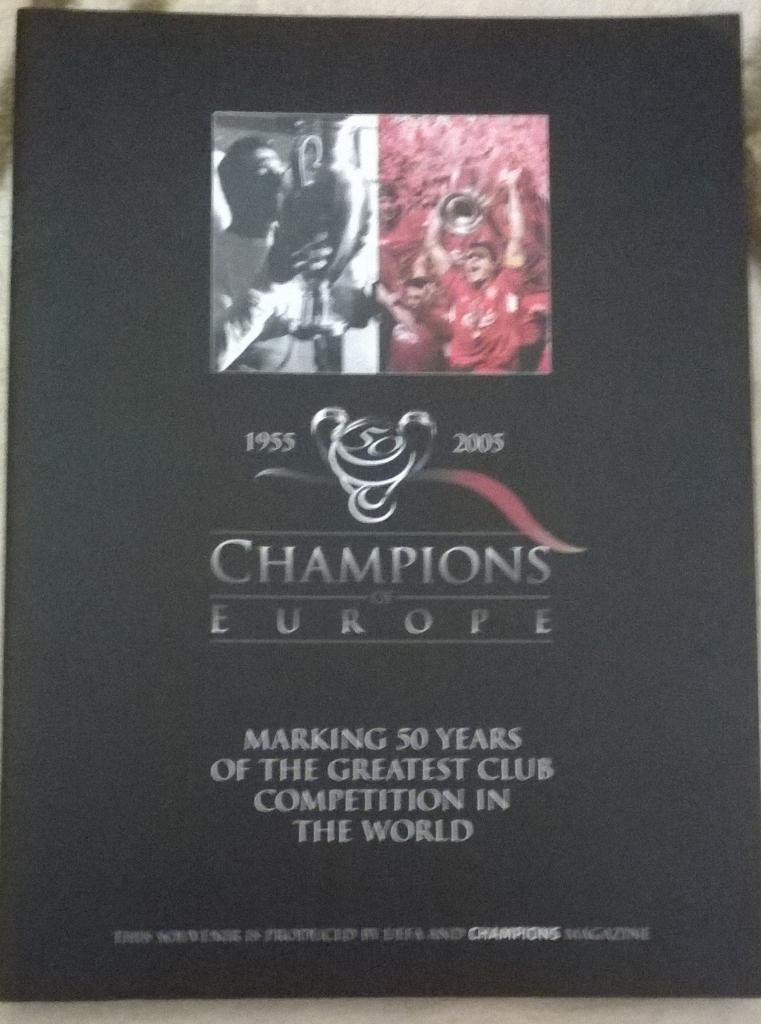 Журнал Champions of Europe 2005 г.