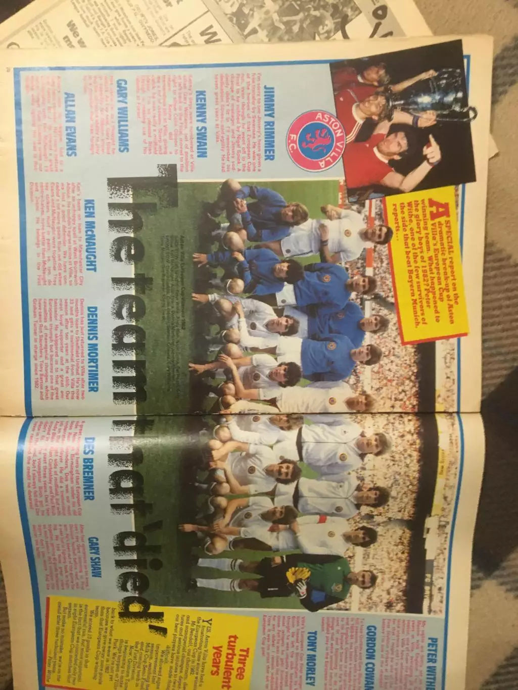 Астон Вилла - обладатель КЕЧ 1982 г.