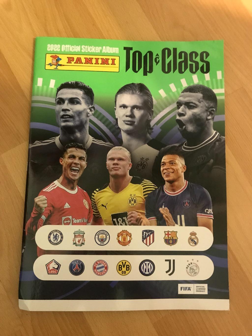 Альбом panini Top class 2022