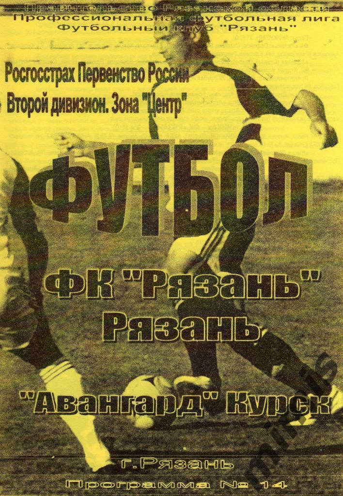 ФК Рязань - Авангард Курск 2008