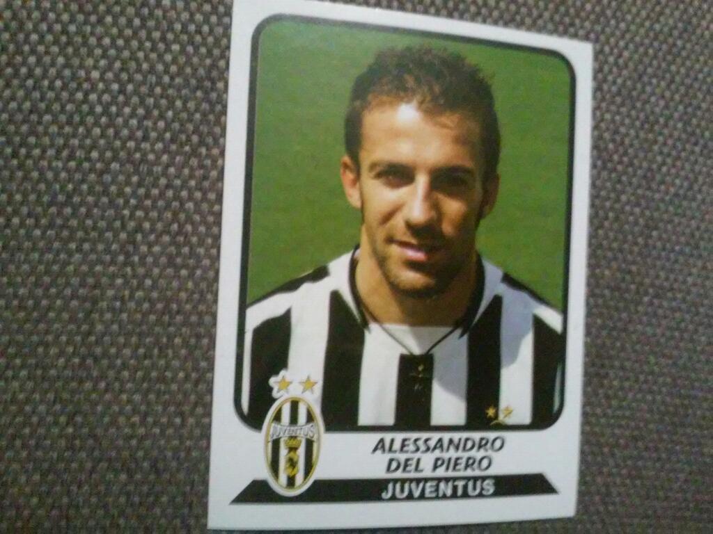 Наклейка #166 Calciatori 2003/04. Alessandro Del Piero