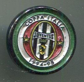 Значок ФК Ювентус Турин(Juventus Torino pins) обладатель кубка Италии 94-95