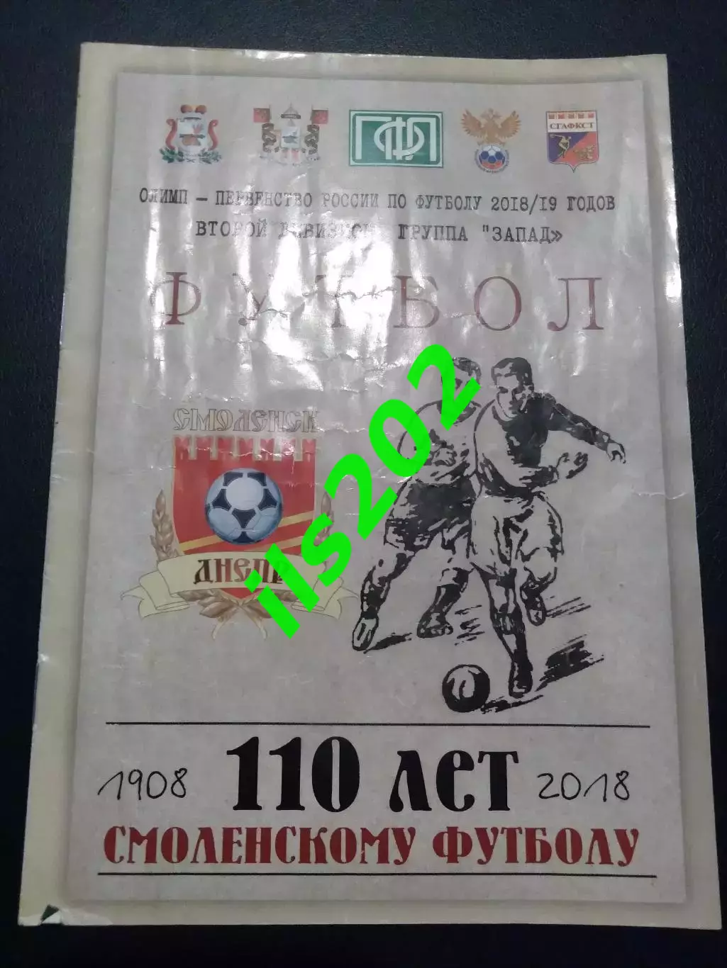 Днепр Смоленск - Луки-Энергия Великие Луки 2018 / 2019 официальная