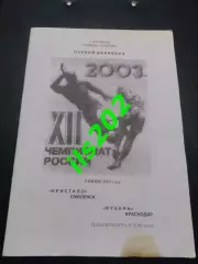 Кристалл Смоленск - Кубань Краснодар 2003 авторская