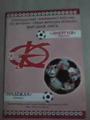 женский футбол Энергия Воронеж - Надежда Ногинск 2004