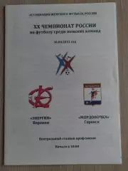 женский футбол Энергия Воронеж - Мордовочка Саранск 2011