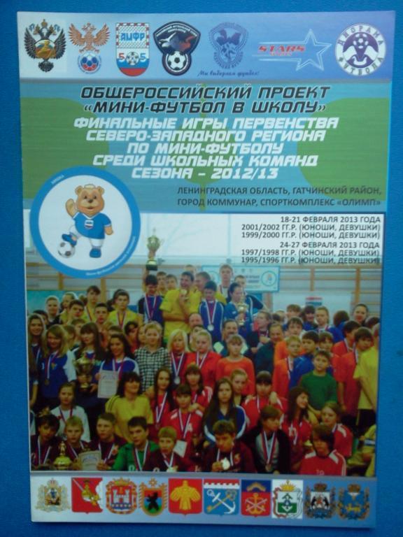 Коммунар 2013 мини-футбол- в школу