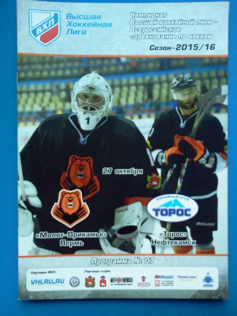 Молот-Прикамье Пермь - Торос Нефтекамск - 2015 / 2016