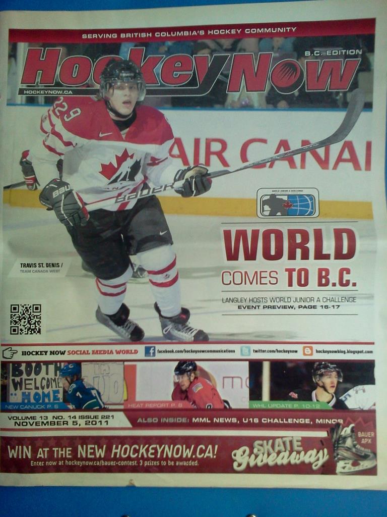 хоккей газета ноябрь 2011 Канада