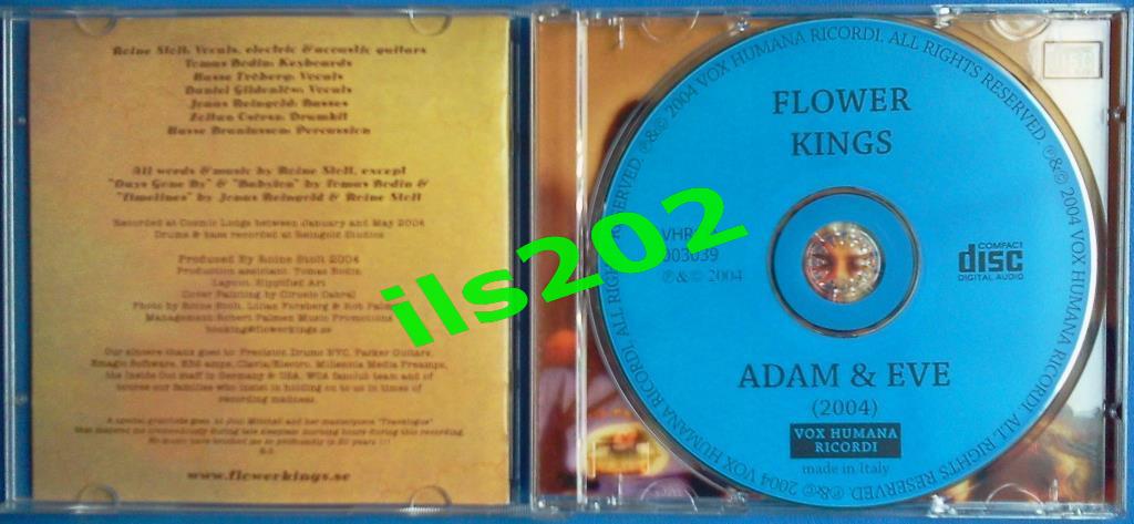 CD-диск FLOWER KINGS = Adam & Eve = 1