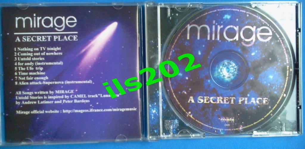 CD-диск MIRAGE = A Secret Place = 1