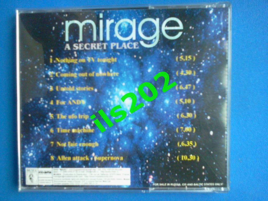 CD-диск MIRAGE = A Secret Place = 2