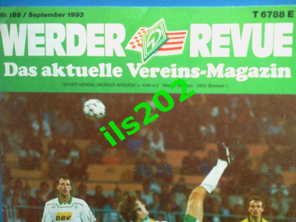 журнал Вердер - ревю Германия 1993 сентябрь 1