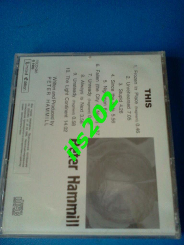 CD-диск HAMMILL Peter = This = 2