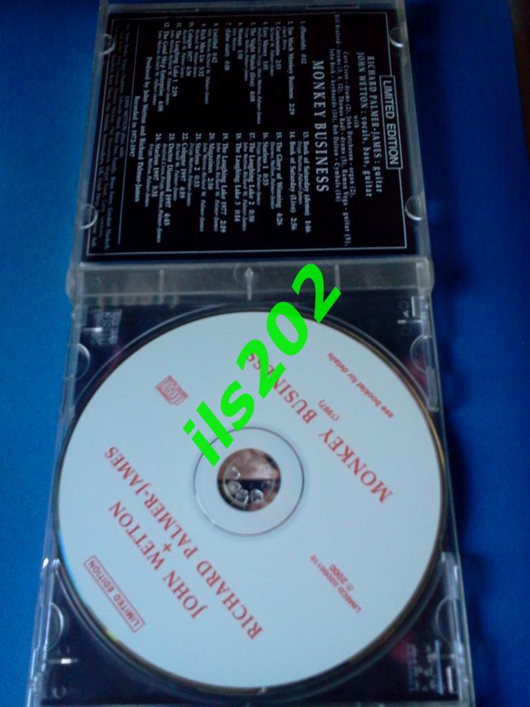 CD-диск John WETTON + Richard PALMER-JAMES = Monkey Business = 1