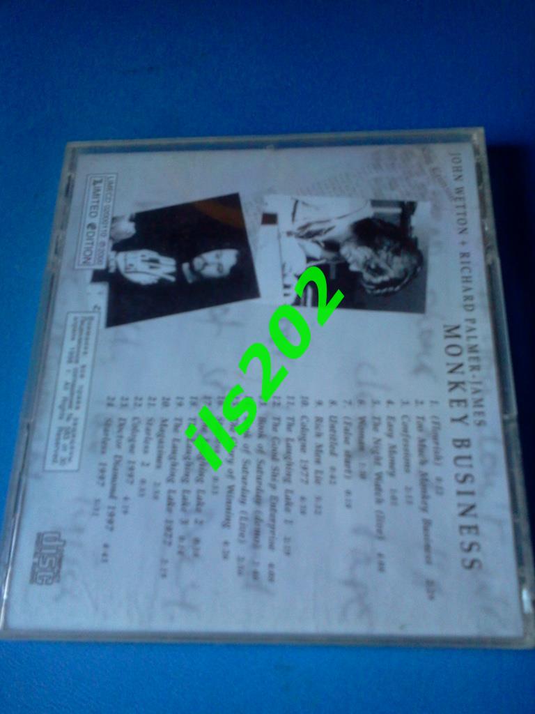 CD-диск John WETTON + Richard PALMER-JAMES = Monkey Business = 2