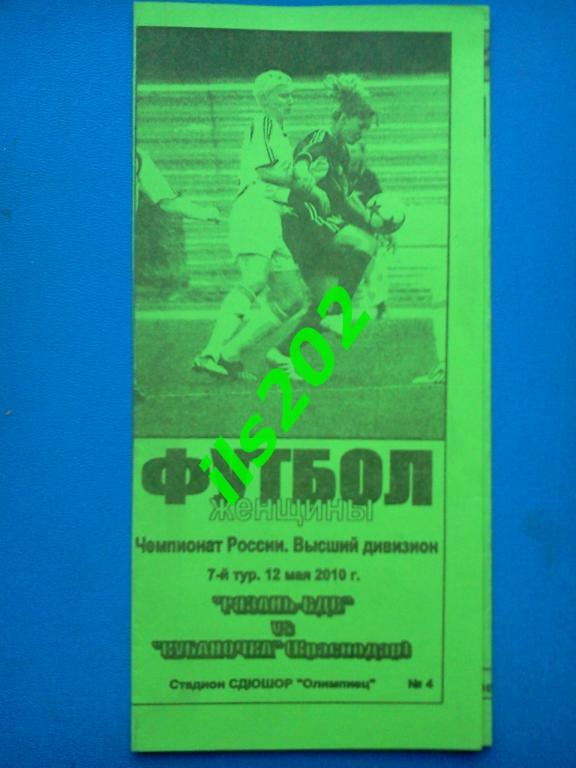 женский футбол Рязань-ВДВ - Кубаночка Краснодар 2010