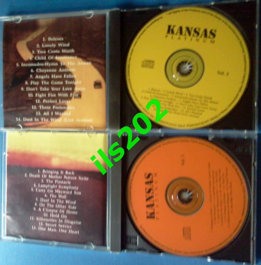 2 CD / KANSAS = Platinum = volume 1 и 2 1